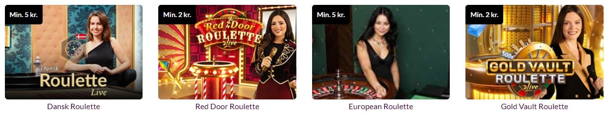 roulette med lav indbetaling